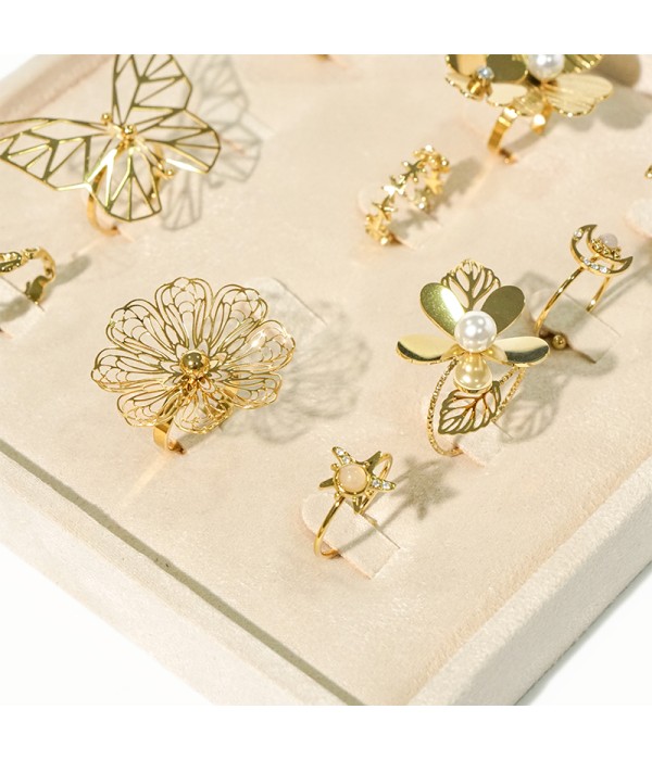 Expositor para anillos 15.5x15.5 cm