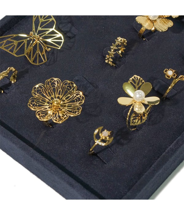 Expositor para anillos 15.5x15.5 cm