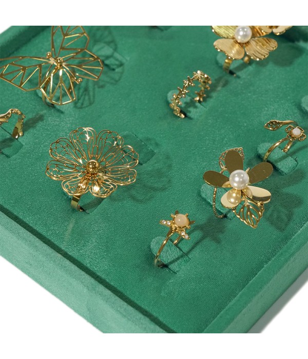 Expositor para anillos 15.5x15.5 cm