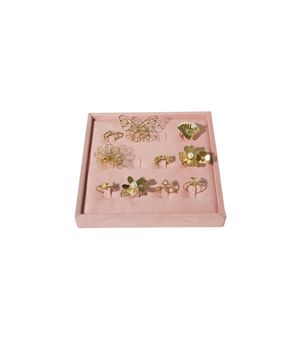 Expositor para anillos 15.5x15.5 cm