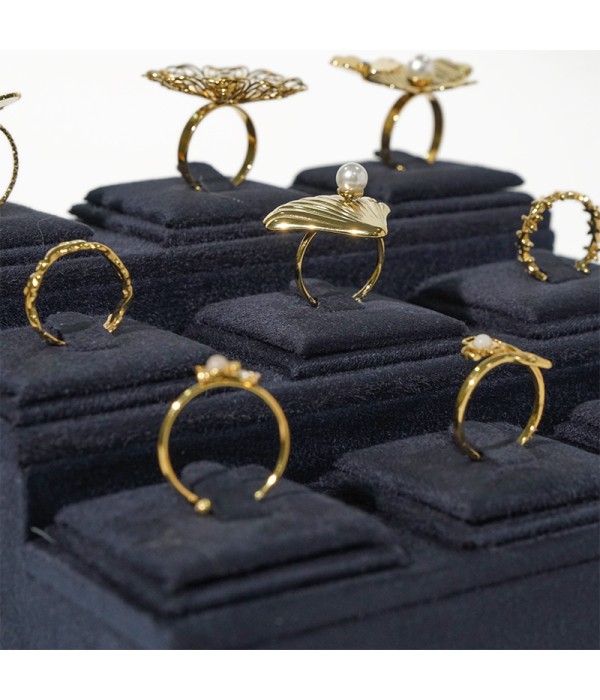 Expositor para anillos escalorado 14.5x15 cm