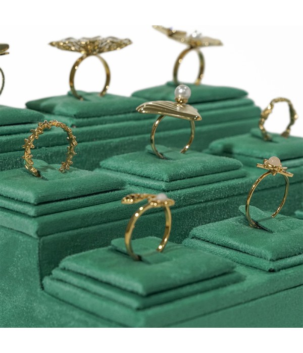 Expositor para anillos escalorado 14.5x15 cm