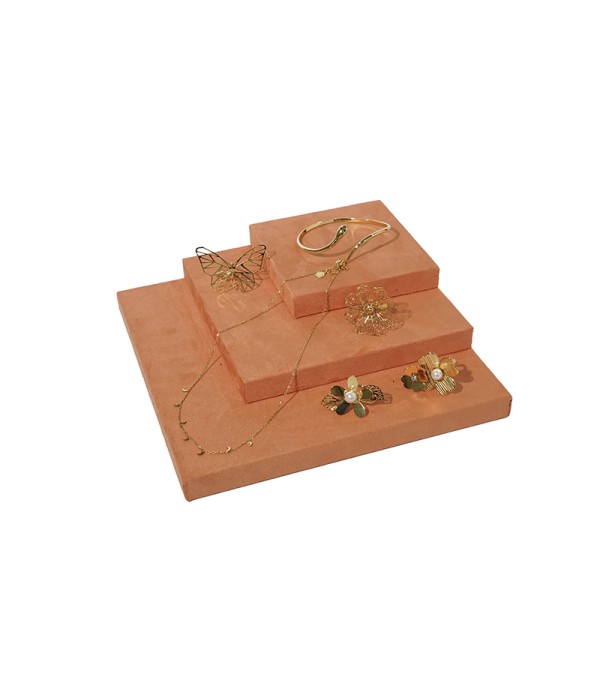 Expositor de joyas con 3 bases móviles