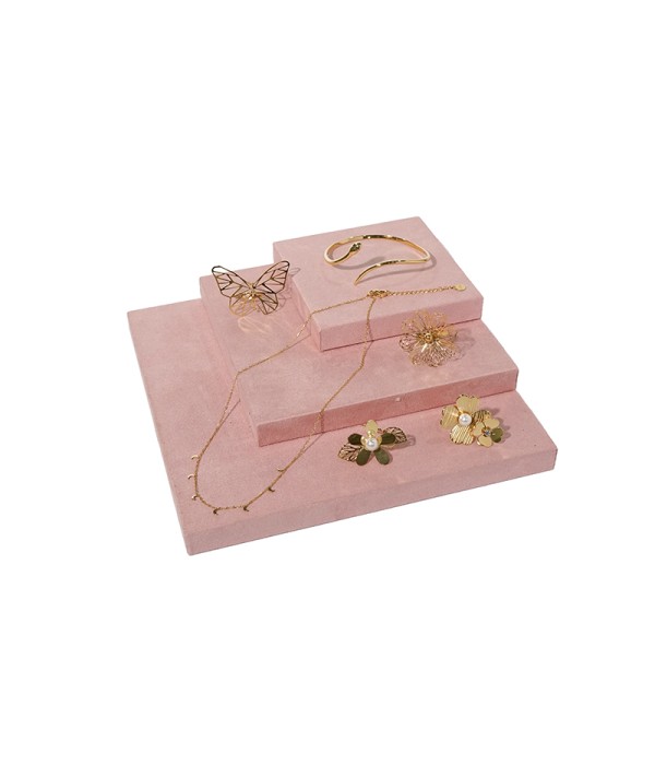 Expositor de joyas con 3 bases móviles