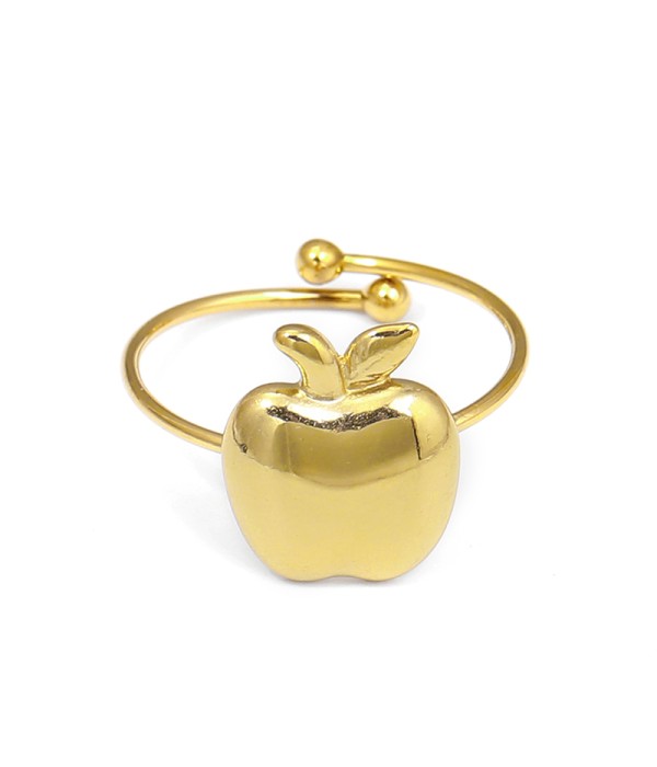 Anillo con diseño de manzana
