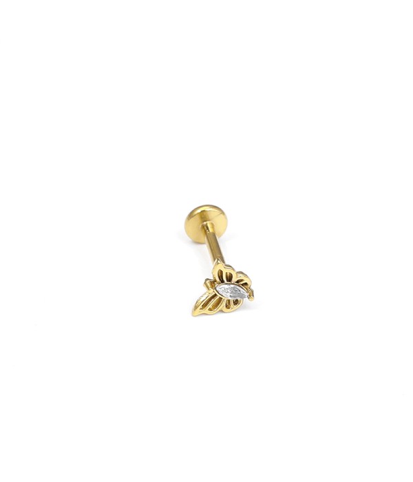 Piercing de oreja mariposa