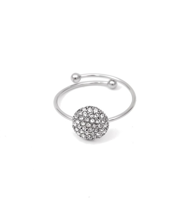 Anillo de bola con circonitas 2