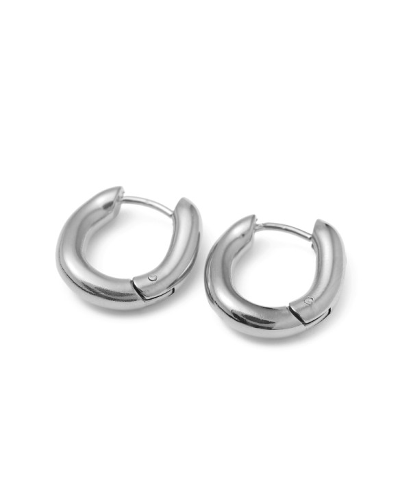 Pendientes de aro pequeños y gruesos 2