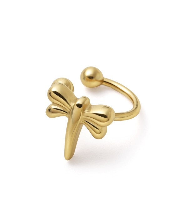 Clip de oreja con diseño de libélula