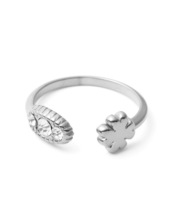 Anillo de trébol de cuatro hojas 2