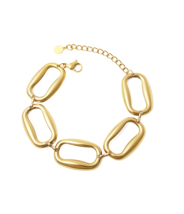 Pulsera de eslabones ovalados