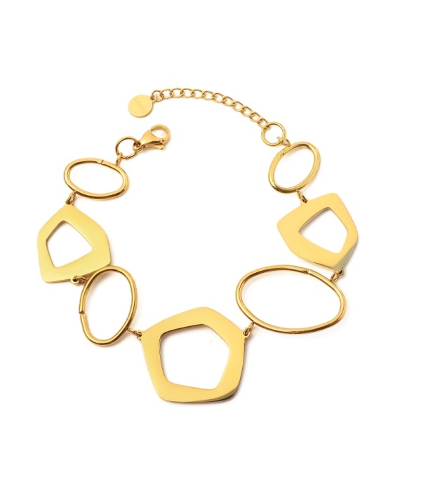 Pulsera con formas geométricas