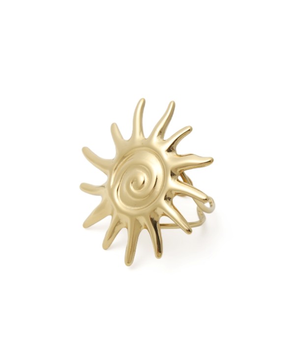 Anillo con forma de sol