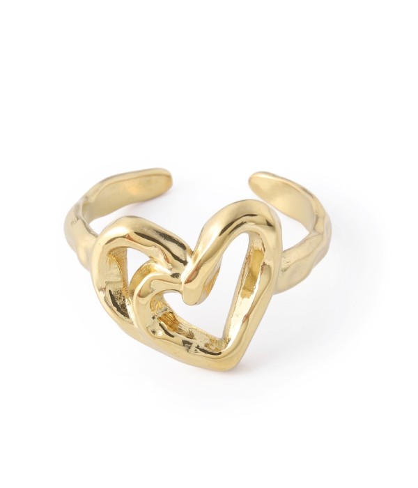 Anillo con diseño de corazón