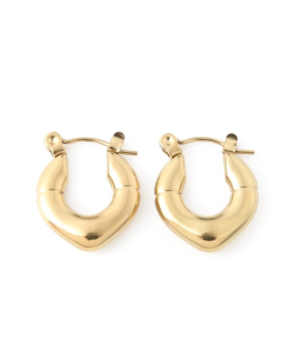 Pendientes de aro con diseño grueso