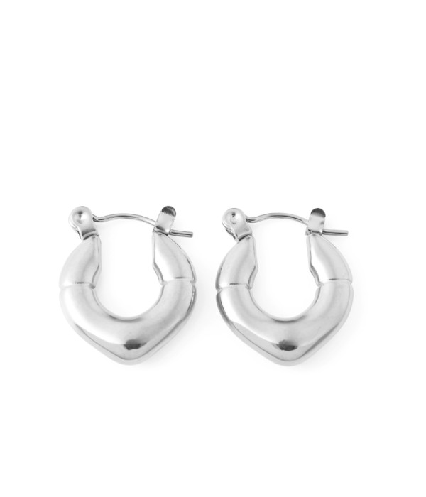 Pendientes de aro con diseño grueso 2