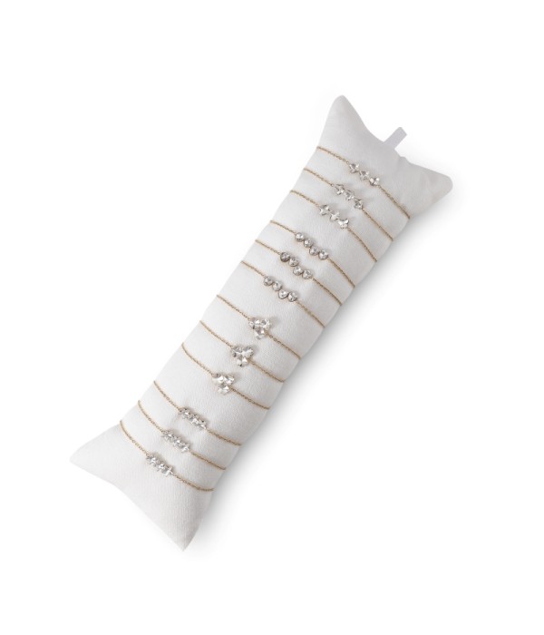 Conjunto de 12 pulseras con cristales en...