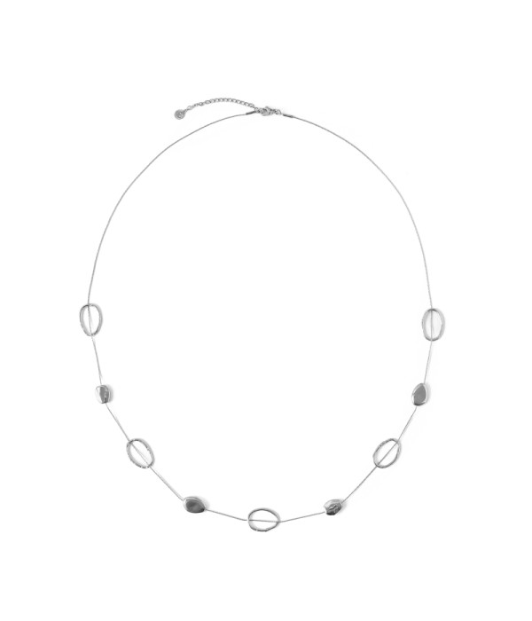 Collar minimalista con óvalos 2