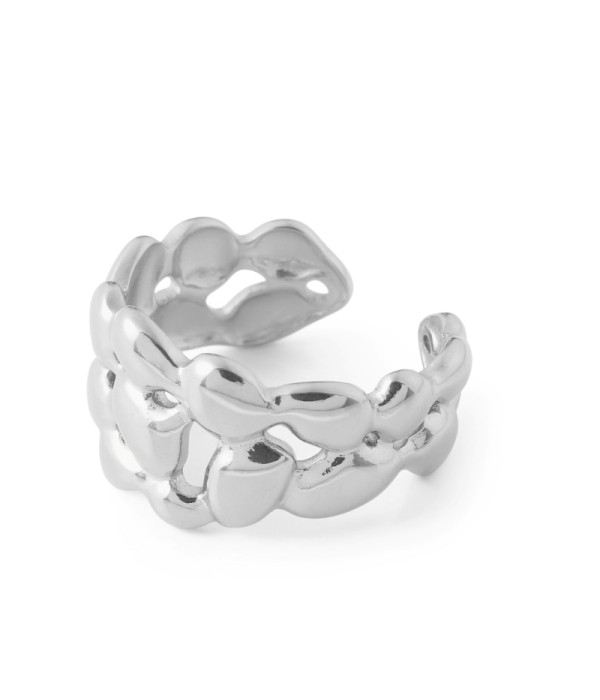 Anillo con formas entrelazadas 2