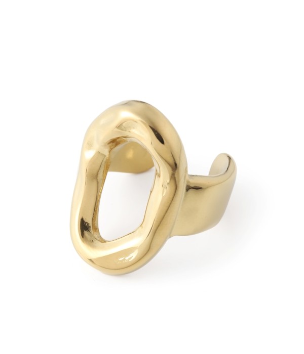 Anillo de óvalo irregular