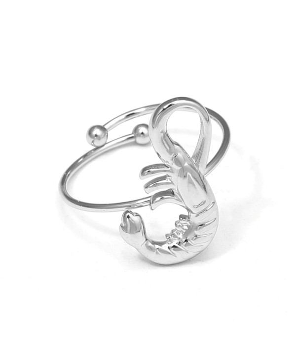 Anillo con diseño de gamba