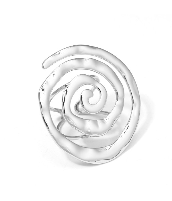 Anillo en espiral moderno