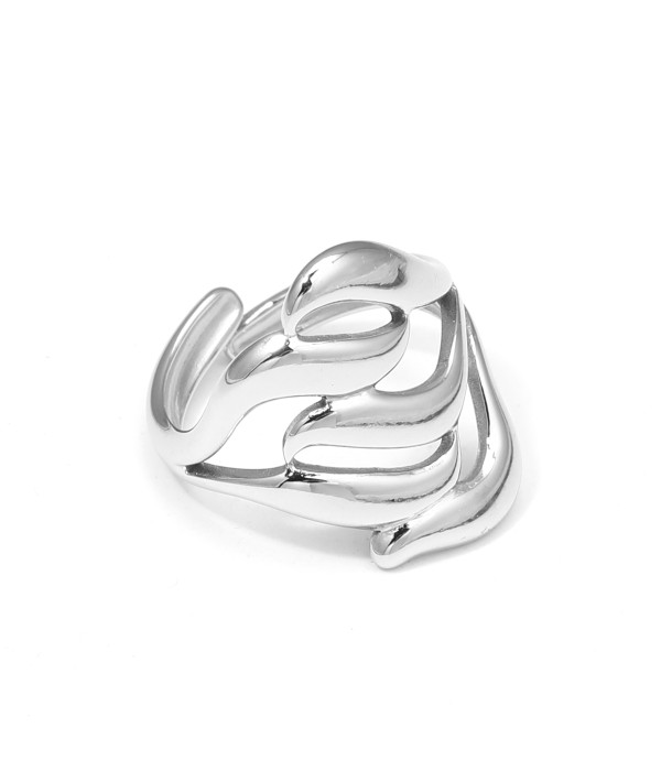 Anillo de líneas fluidas