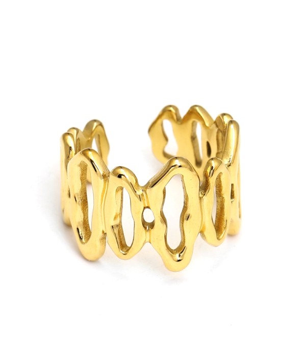 Anillo calado de formas irregulares