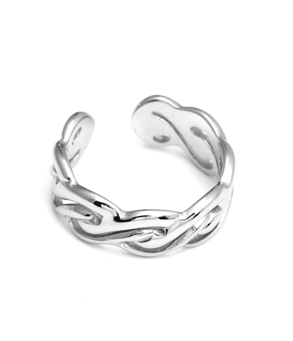 Anillo trenzado minimalista 2