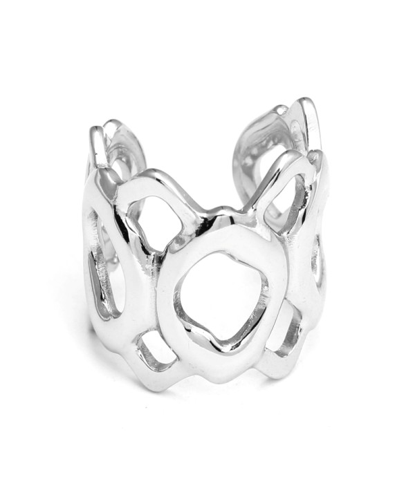 Anillo geométrico calado 2