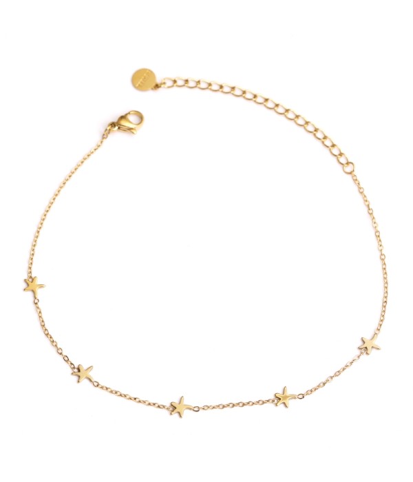 Tobillera de estrellas de mar