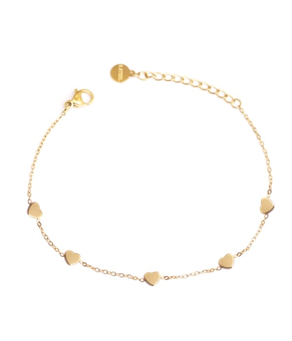 Pulsera de corazones