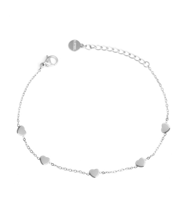 Pulsera de corazones