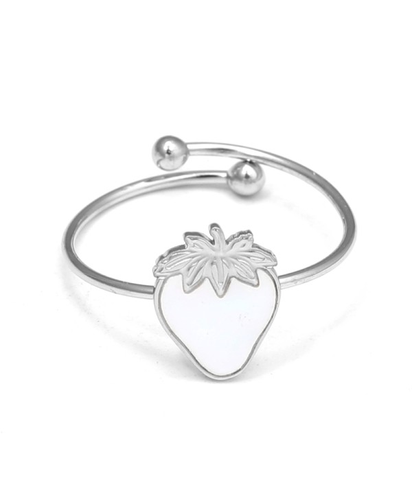 Anillo con fresa de nácar