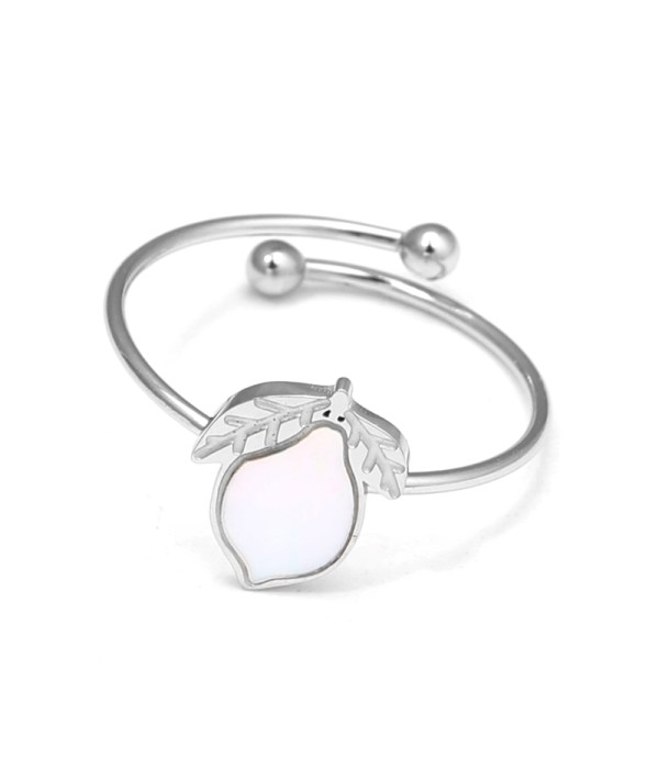 Anillo con limón de nácar