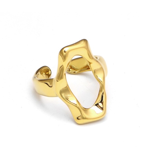 Anillo de óvalo irregular