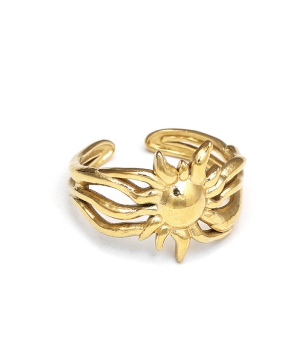 Anillo con diseño de sol