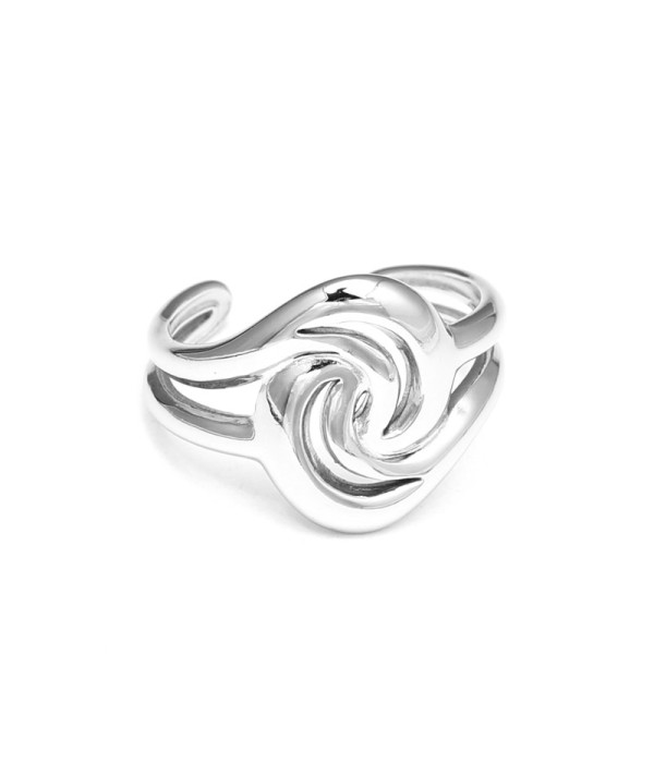 Anillo de líneas onduladas