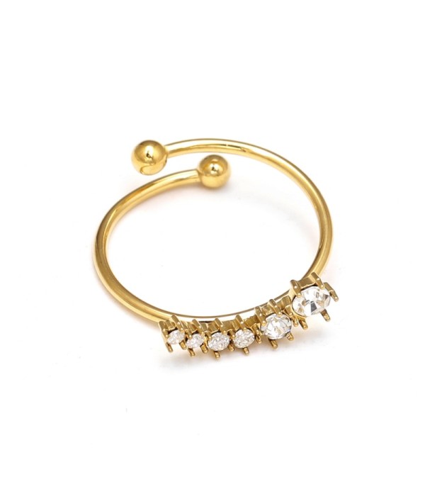 Anillo con circonitas