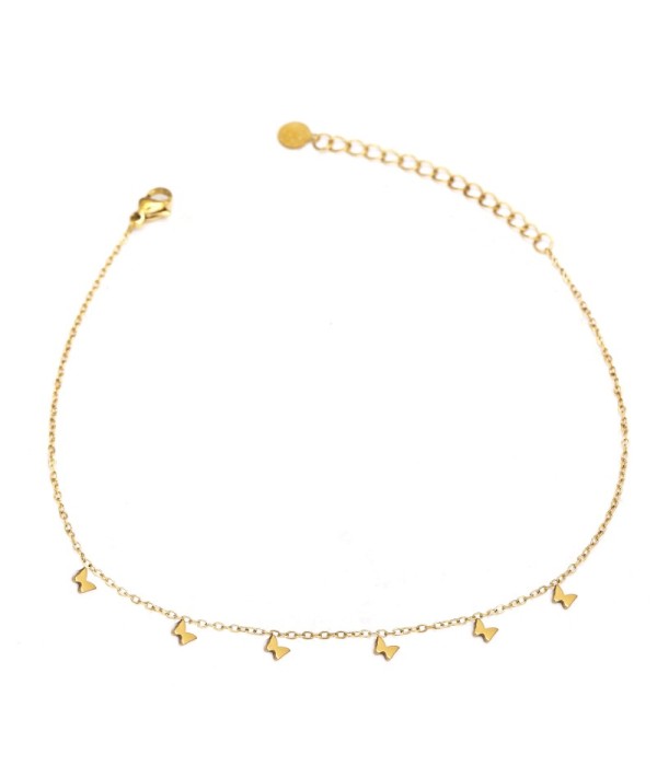 Tobillera con colgantes de mariposas