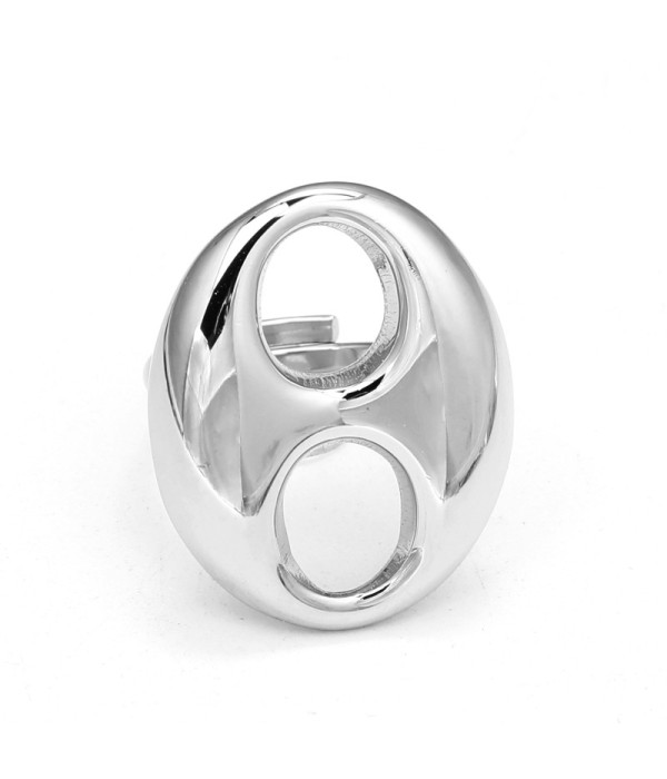 Anillo plateado de nariz de cerdo