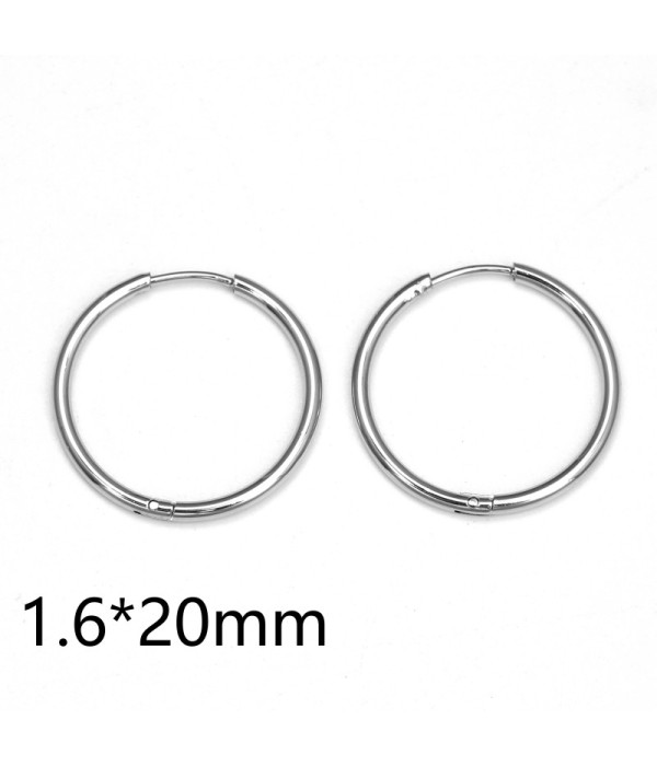 Pendientes de aro (1.6x20mm)