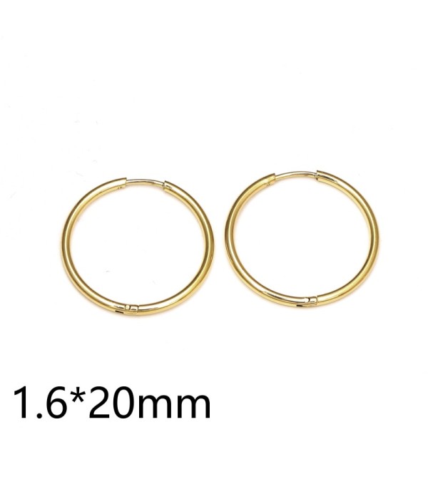 Pendientes de aro (1.6x20mm)