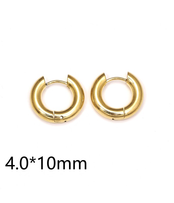 Pendientes de aro (4.0x10mm)