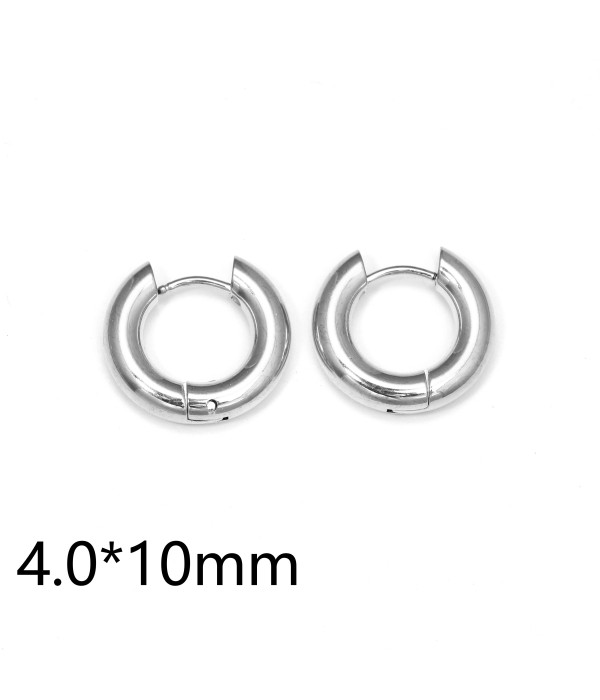 Pendientes de aro (4.0x10mm) 2