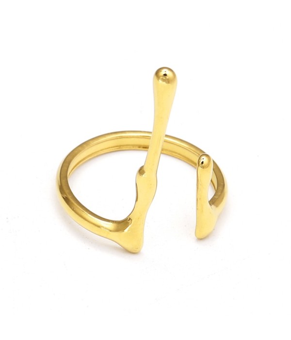 Anillo con barra minimalista