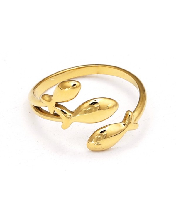 Anillo con diseño de pez