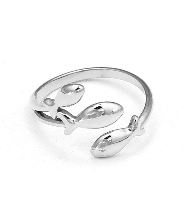 Anillo con diseño de pez