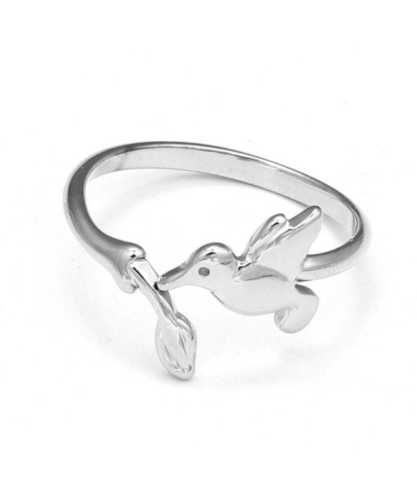 Anillo con diseño de pájaro
