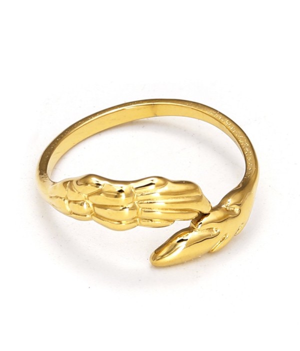 Anillo con diseño de pulmas